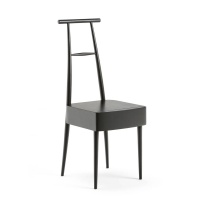 Столик Прикроватный из массива бука Karab единый размер черный AM.PM  фото, kupilegko.ru